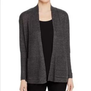 Eileen Fisher Organic Linen Cotton High‎ Collar Cardigan Size SM Sweater